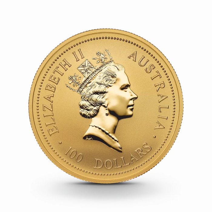1 oz Lunar I: Schwein Goldmünze - 100 Dollars Australien 2007