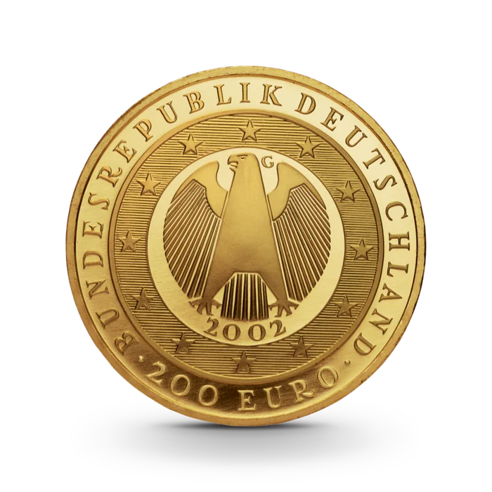 1 oz Währungsunion Goldmünze - 200 Euro Deutschland 2002