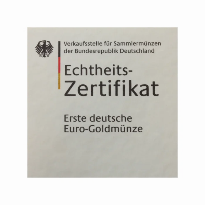 1 oz Währungsunion Goldmünze - 200 Euro Deutschland 2002