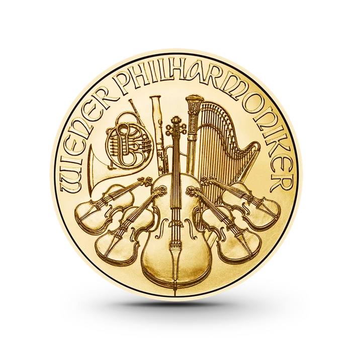 1 oz Wiener Philharmoniker Goldmünze - 100 Euro Österreich 2026