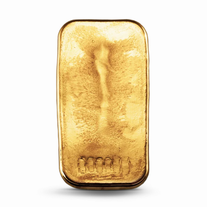 100 g Degussa Goldbarren Vintage (gegossen)