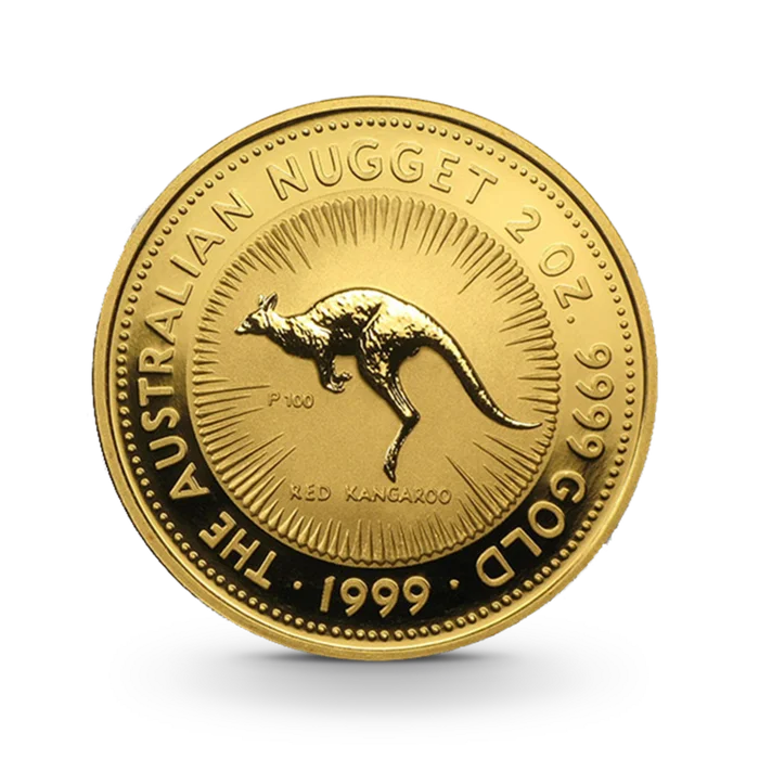 2 oz Australien Kangaroo Goldmünze - 200 Dollars verschiedene Jahrgänge