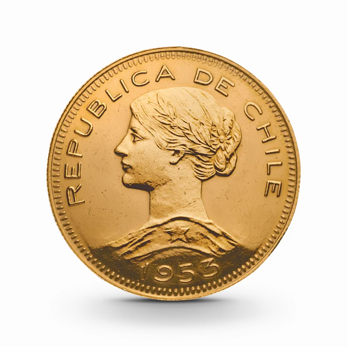 Chile 100 Pesos Goldmünze