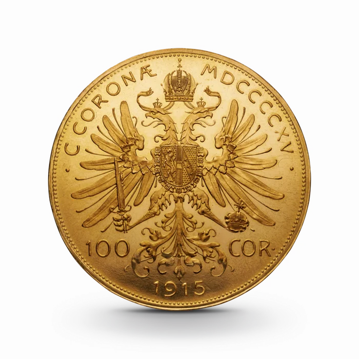 Österreich 100 Kronen 1915 Franz Joseph I NP Goldmünze